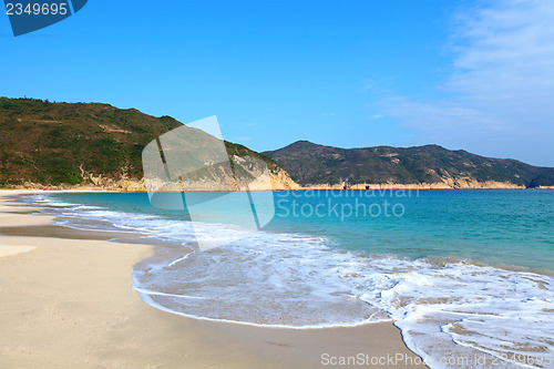 Image of Sea coast beach in Hong Kong