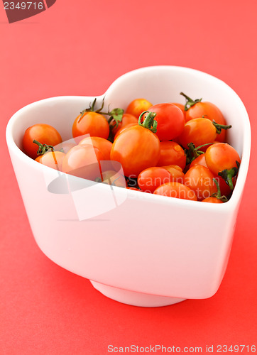 Image of Cherry tomato with love