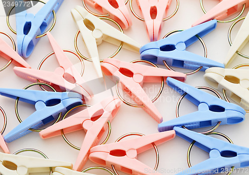 Image of Colorful clothespin