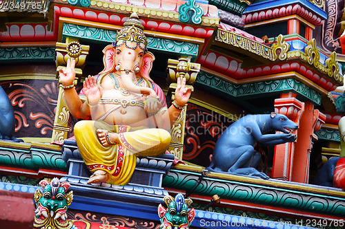Image of Hindu temple statue