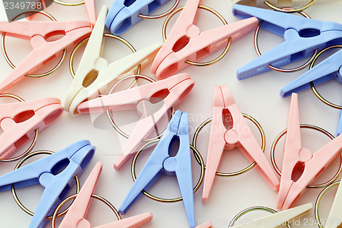 Image of Colorful clothespin