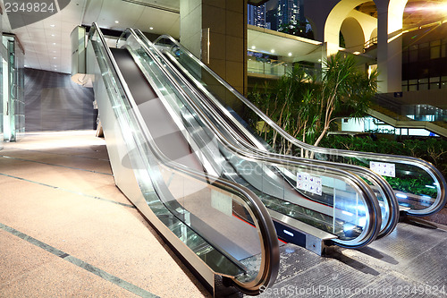 Image of Empty escalator