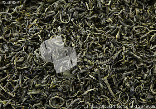 Image of Chinese green tea background
