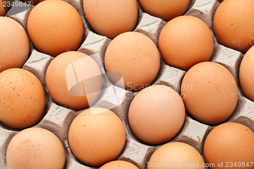 Image of Heap of farm egg