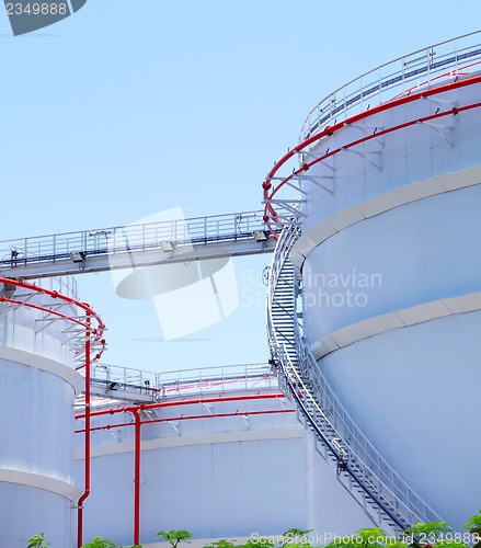 Image of Oil storage tanks