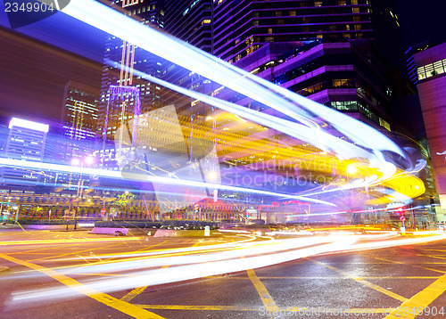 Image of Busy traffic in city 