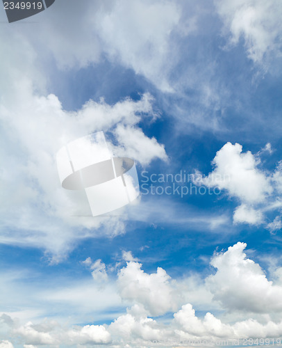 Image of Sunny day cloudscape