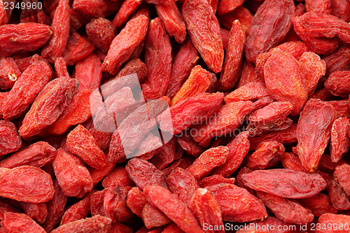 Image of Dried wolfberry close up