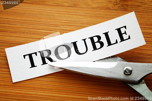 Image of Trouble cut