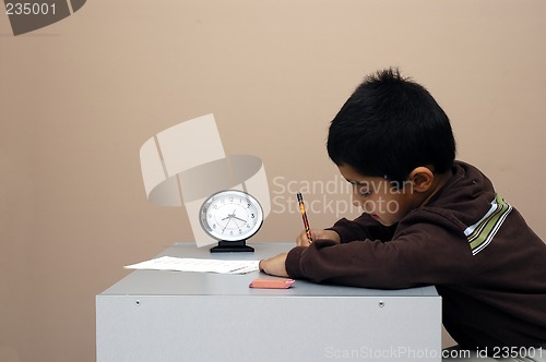 Image of Taking a test