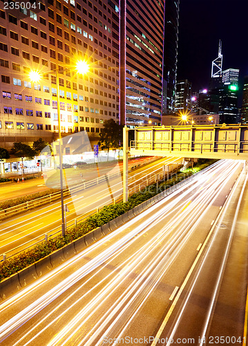 Image of Traffic light on highway