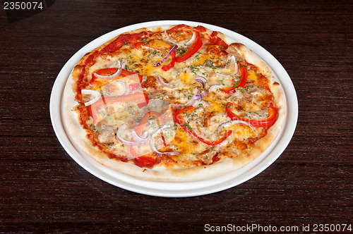Image of meat pizza