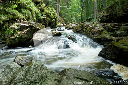 Image of mountain creek doubrava slow shutter speed