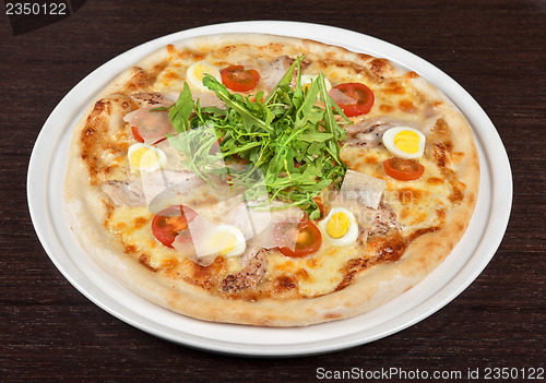 Image of meat pizza