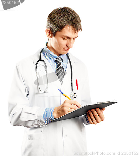 Image of Doctor Man With Write Board