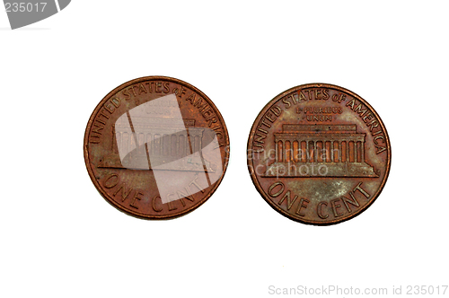 Image of Old rusted Two Cents