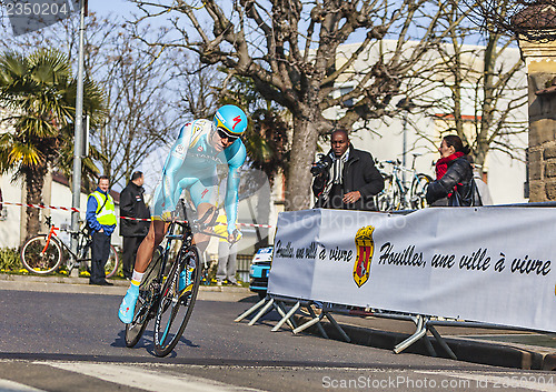 Image of The Cyclist Egor Silin- Paris Nice 2013 Prologue in Houilles