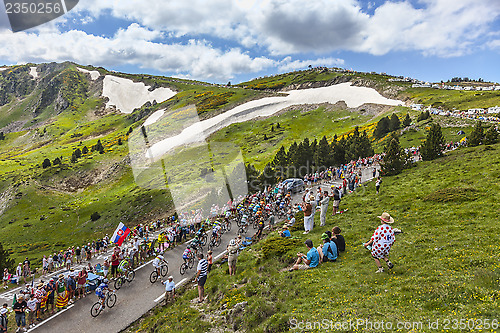 Image of The Peloton in Mountains