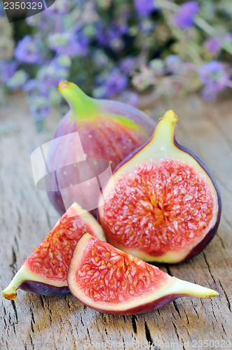 Image of fresh figs isolated