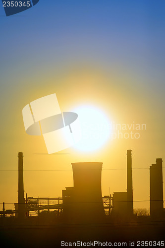 Image of Industrial sunset