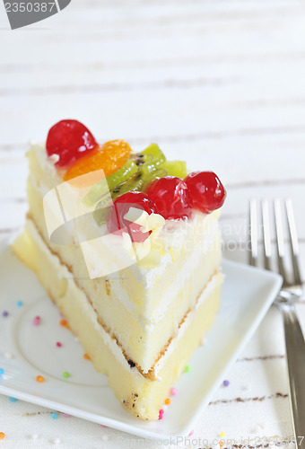 Image of piece of delicious cake