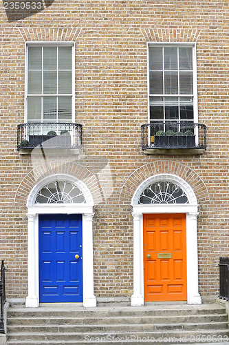 Image of Georgian doors in Dublin