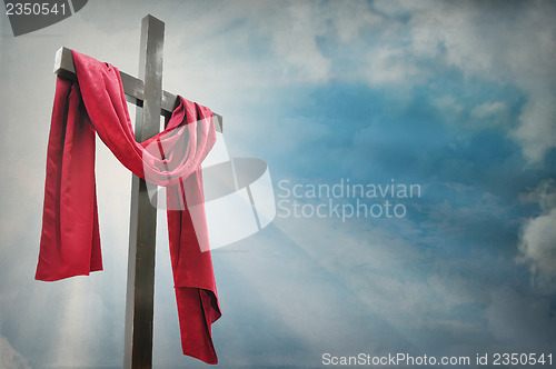 Image of cross against the sky