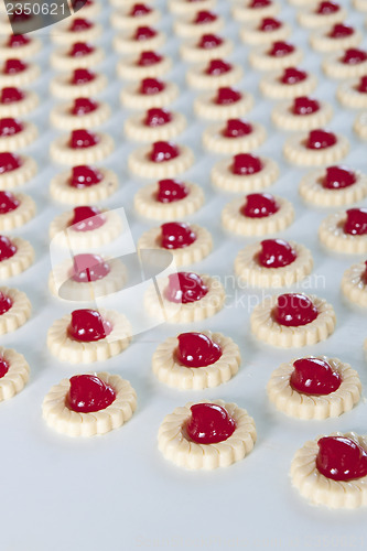 Image of production cookie in factory