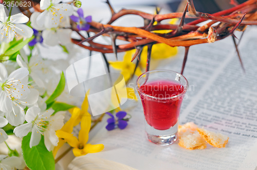 Image of Taking Communion