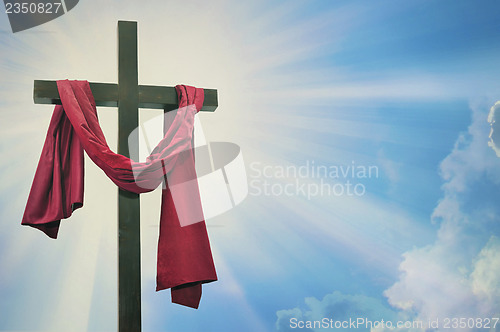 Image of cross against the sky