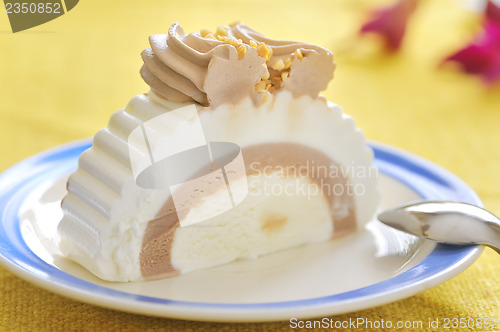 Image of A slice of ice cream