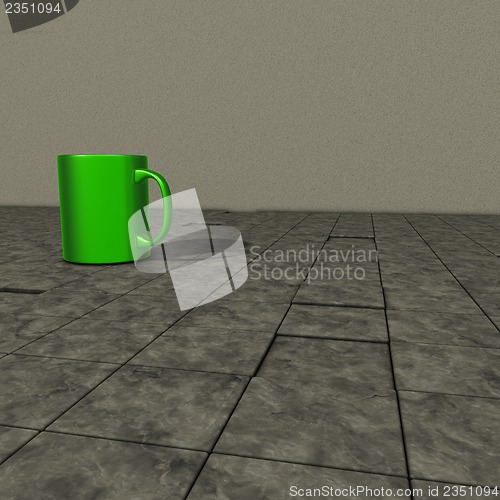 Image of green mug