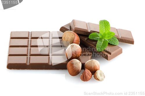Image of Chocolate Bar with hazelnuts