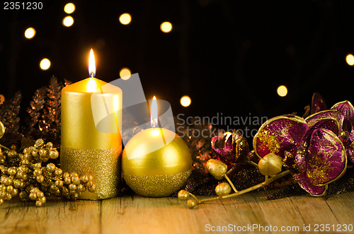 Image of Christmas candles
