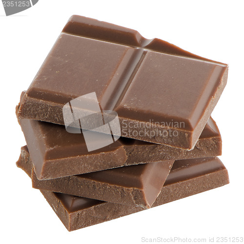 Image of Closeup detail of chocolate parts