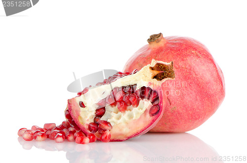 Image of Ripe pomegranate fruit