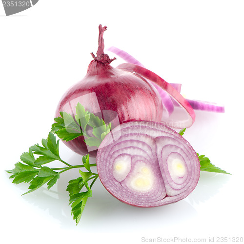 Image of Red sliced onion