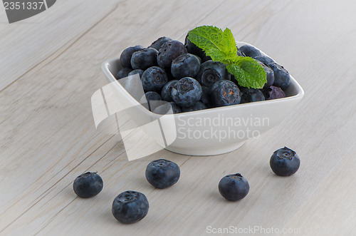 Image of Blueberries in small bowl