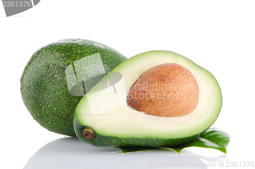 Image of Avocados on white 