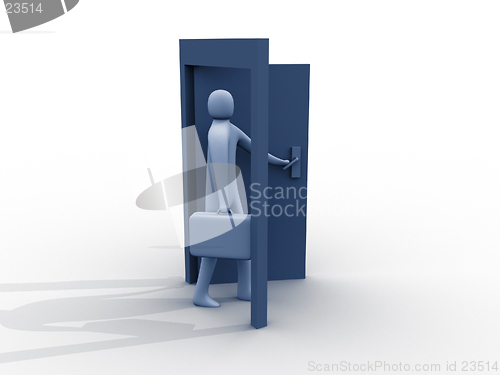 Image of d person moving from nowhere to nowhere.
