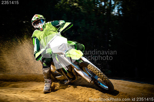 Image of Enduro bike rider