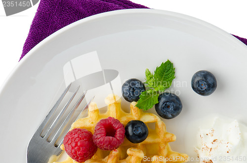 Image of Belgium waffles