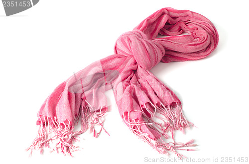 Image of Warm scarf in pink 