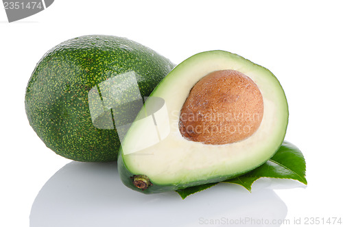 Image of Avocados on white 