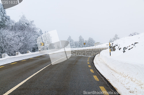 Image of Snowy Road