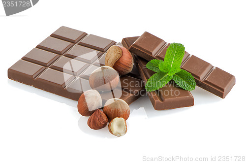 Image of Chocolate Bar with hazelnuts