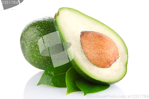 Image of Avocados on white 