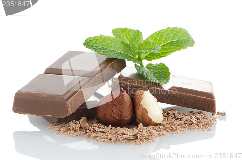 Image of Chocolate Bar with hazelnuts