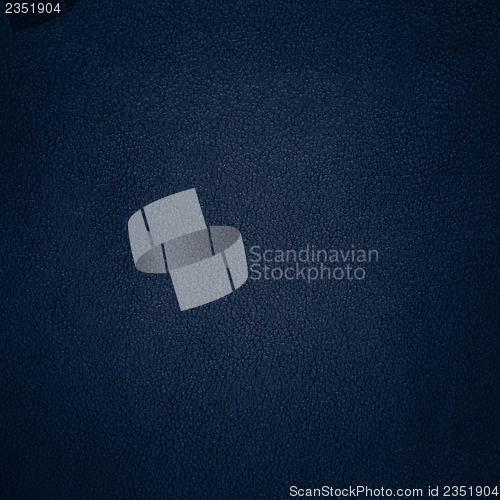 Image of Blue leather texture