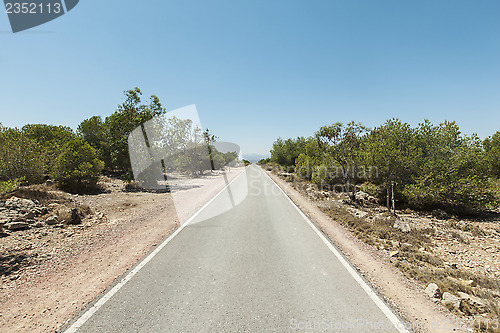 Image of Straight road leading into the horizon